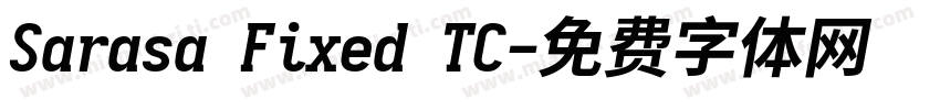 Sarasa Fixed TC字体转换